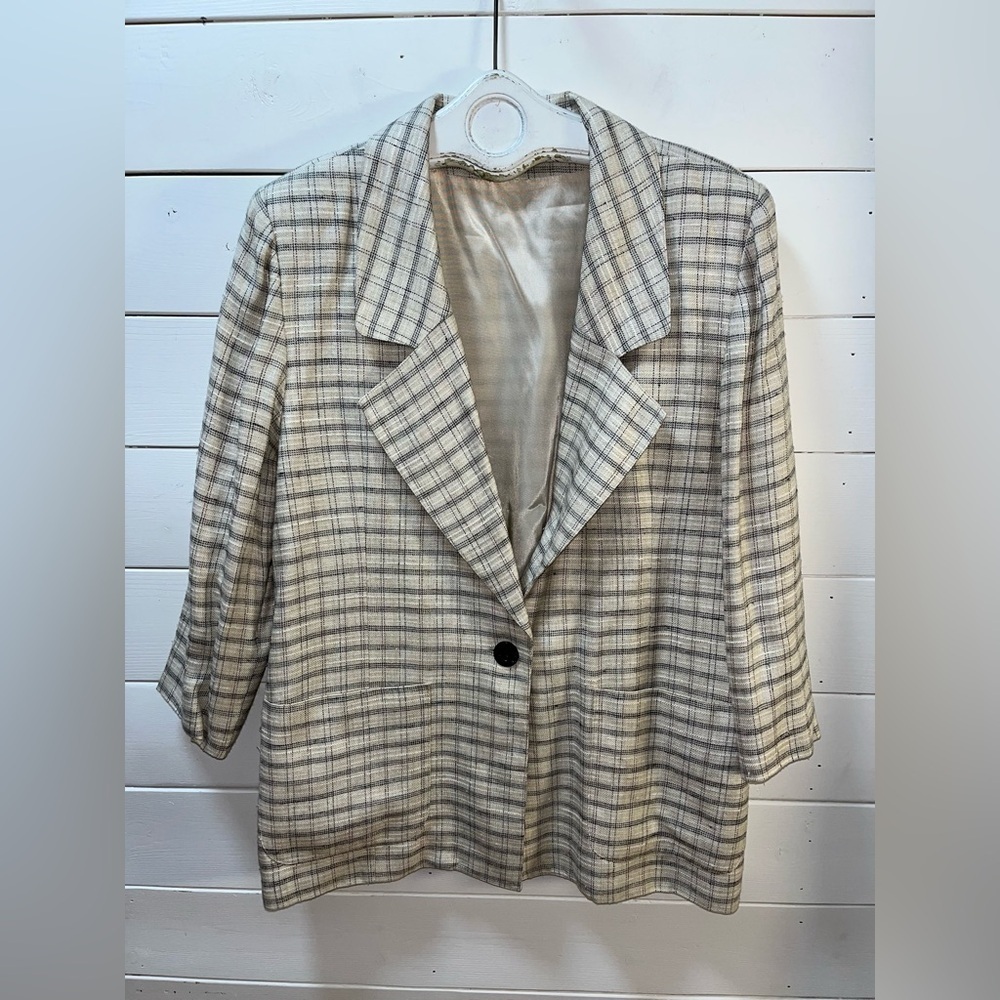 RAFFINATI – Vintage Checkered Blazer (16)
